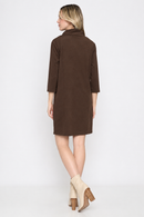 3/4 Sleeves Dress Back View