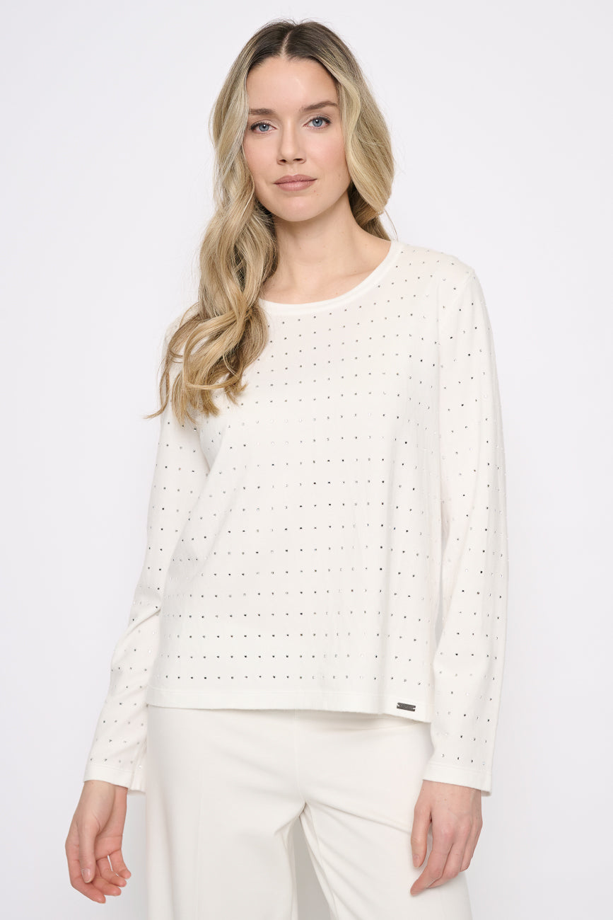 Allover Rhinestone Top
