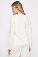 Allover Rhinestone Top Back View