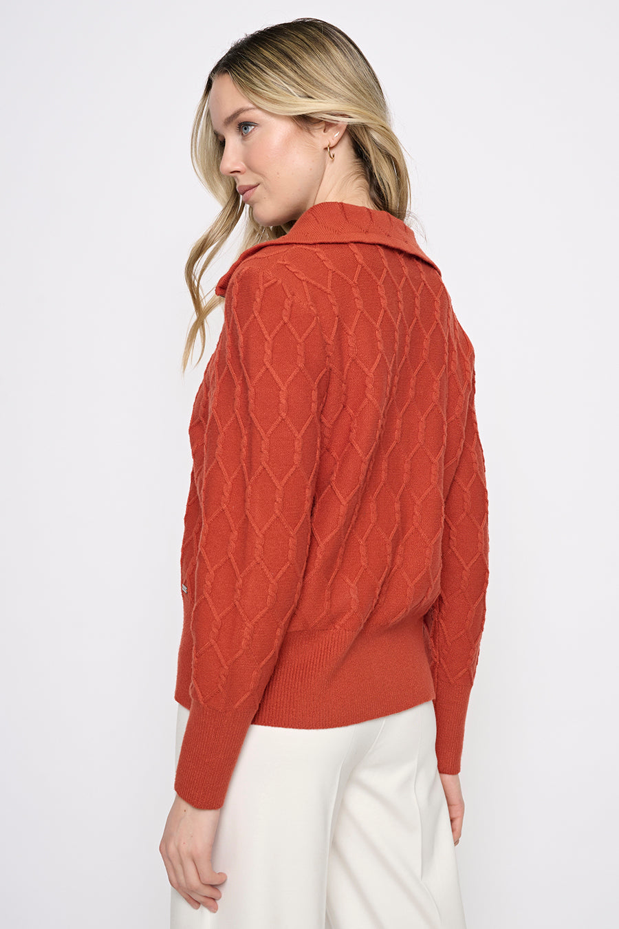 Half-Zip Chainlink Top