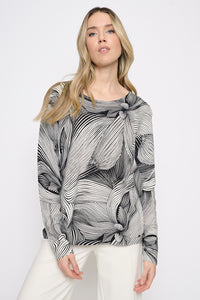 Abstract Floral Top
