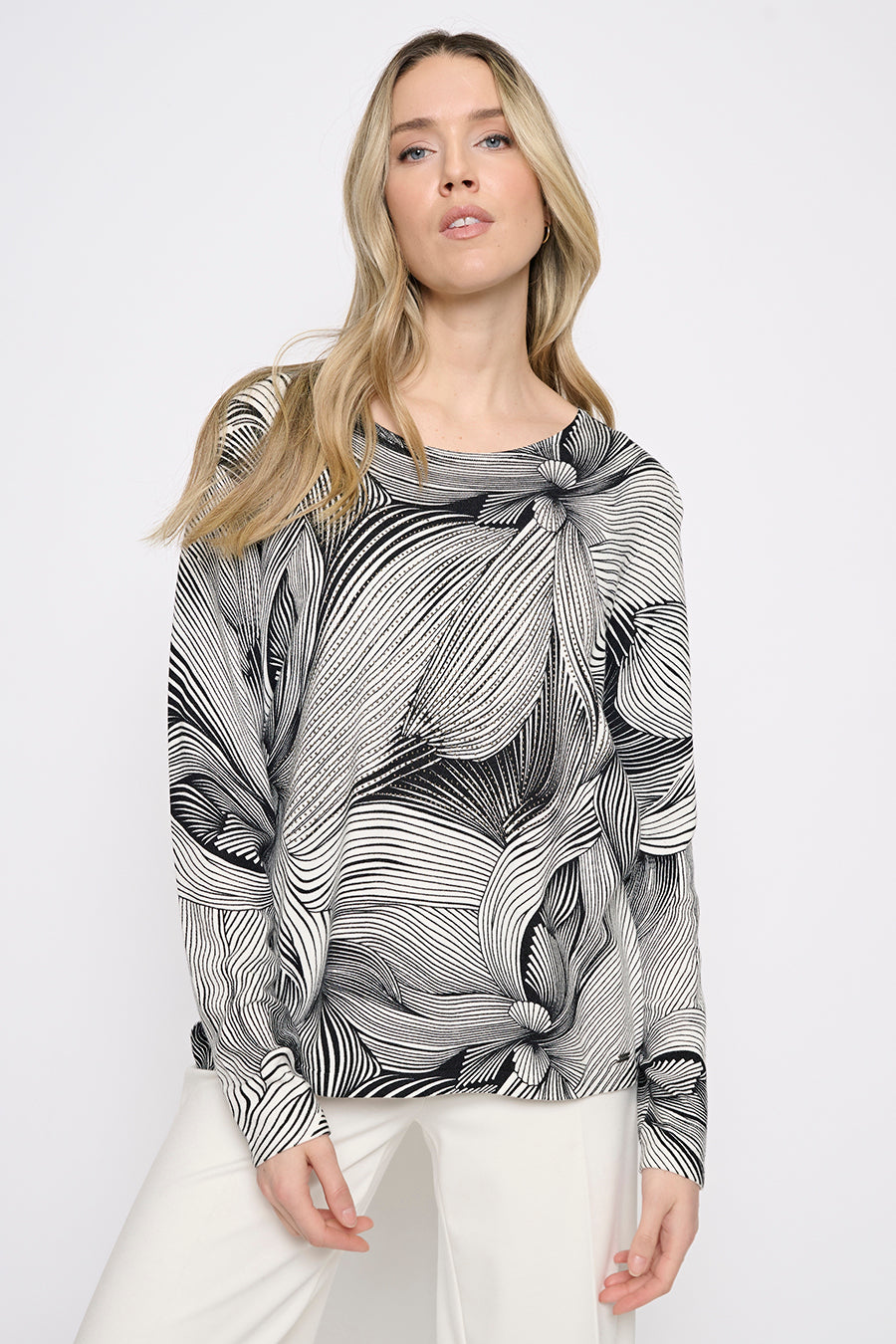 Abstract Floral Top