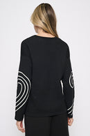 Swirl Embellished Top Back View