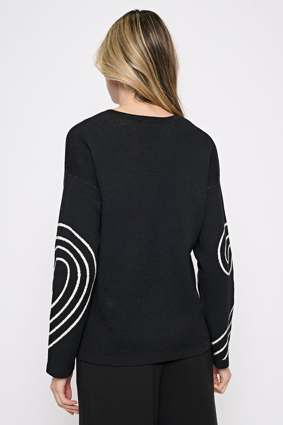 Swirl Embellished Top Back View