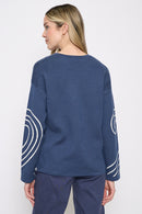 Swirl Embellished Top Back View