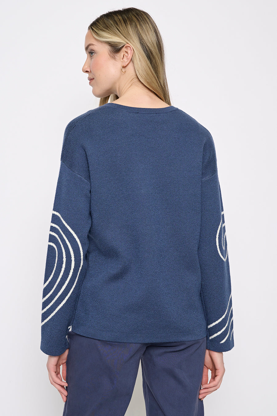 Swirl Embellished Top Back View