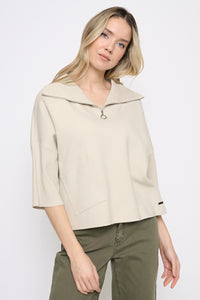Half Zip Top with Pockets