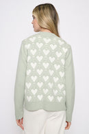 Heart Zip-Front Jacket Back View
