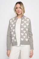 Heart Zip-Front Jacket Front View