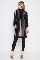 High Collar Tunic Dress Back View