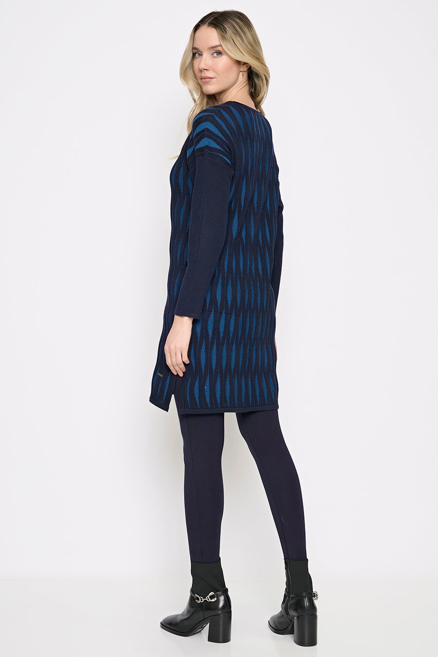 Textured Tunic Dress Side View