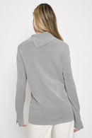 Split Collar Top Back View
