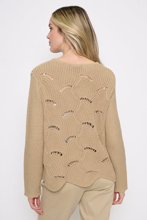 Scalloped Hem Top