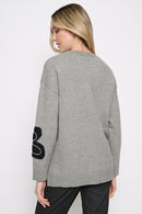 Hi-Low Floral Top Back View