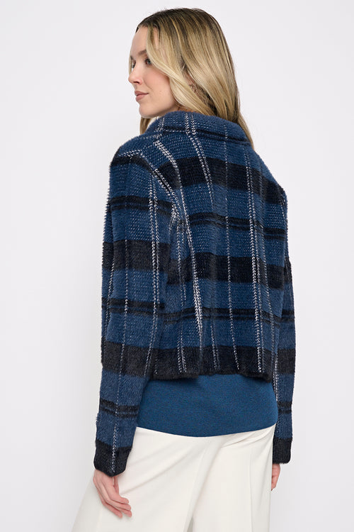 Short Plaid Jacket