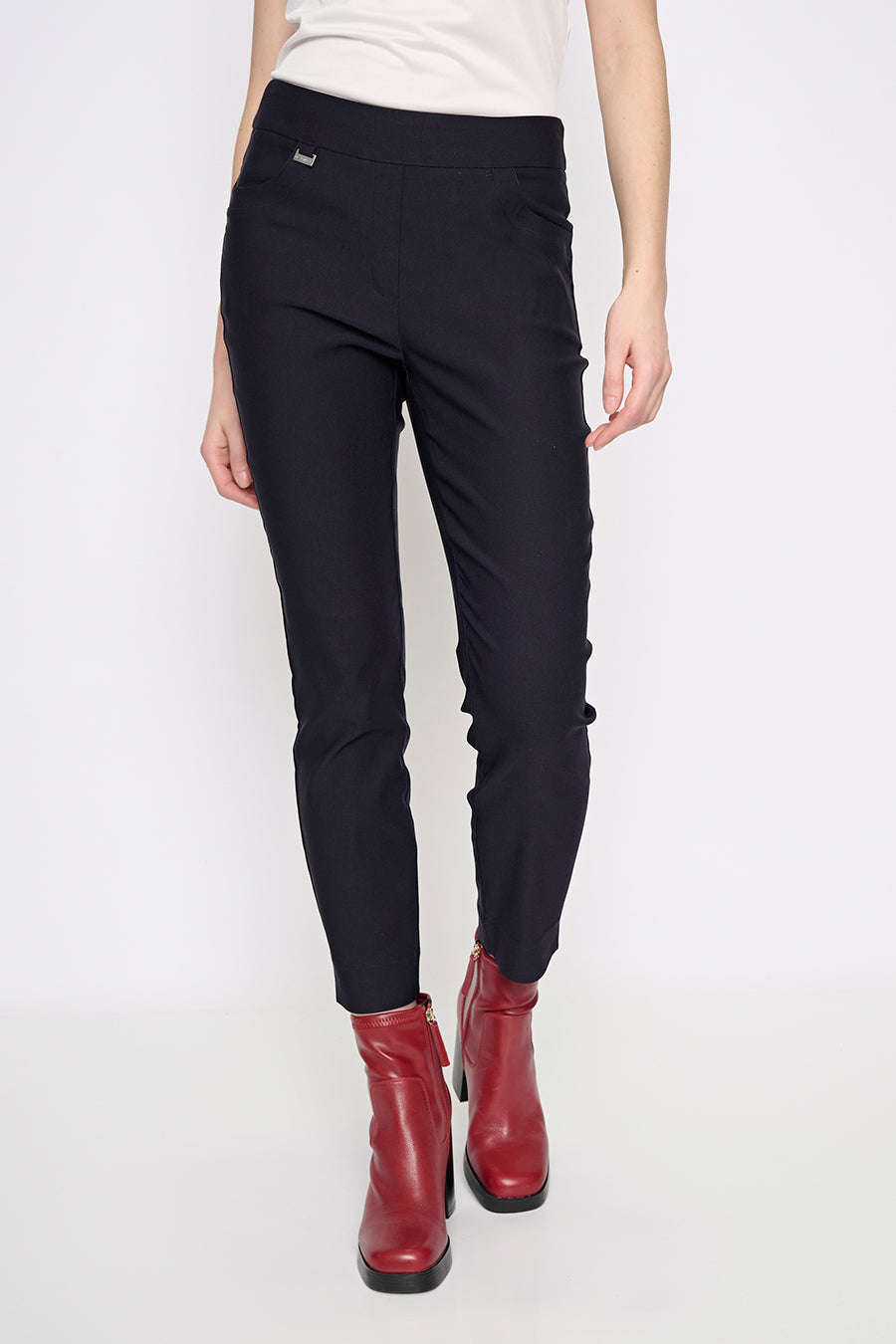 Side Slit Ankle Length Pants