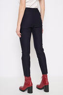 Side Slit Ankle Length Pants Back View
