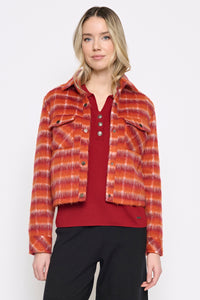 Button-Front Short Jacket