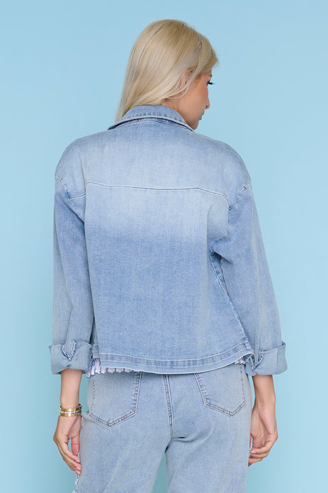 Leaf Applique Shirt