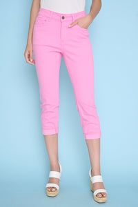 Cuffed Cropped Jeans