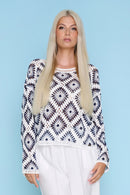 Square Crochet Top Front View
