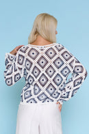 Square Crochet Top Back View