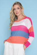 Multi Color Stripe Top