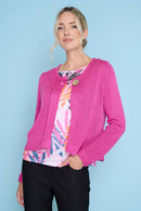 1-Button Short Jacket Front View