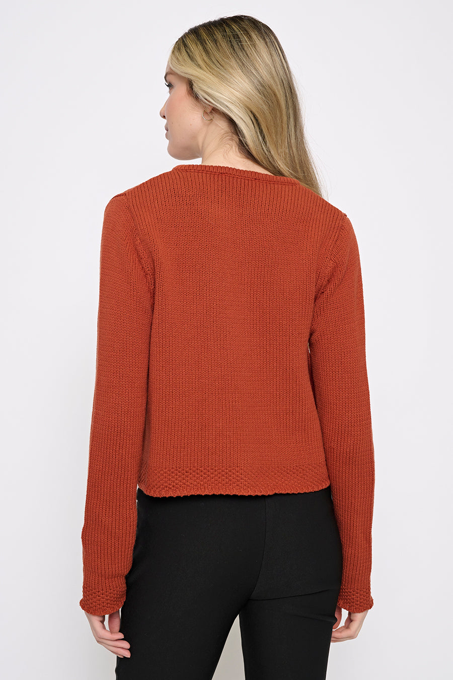 1-Button Short Jacket Back View