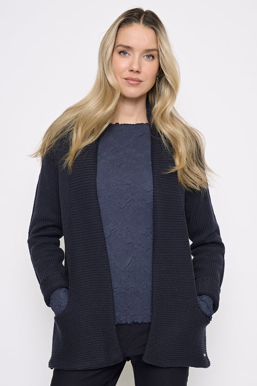 Open-Front Long Jacket