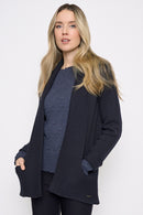 Open-Front Long Jacket