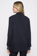 Open-Front Long Jacket