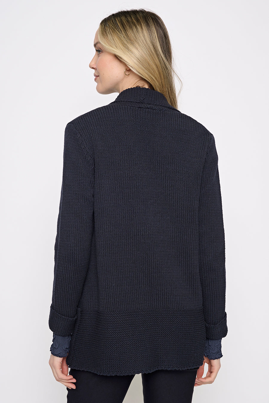 Open-Front Long Jacket