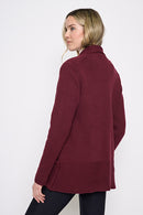 Open-Front Long Jacket Back View