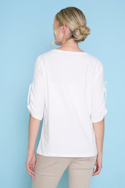Sequins-Embroidered Top