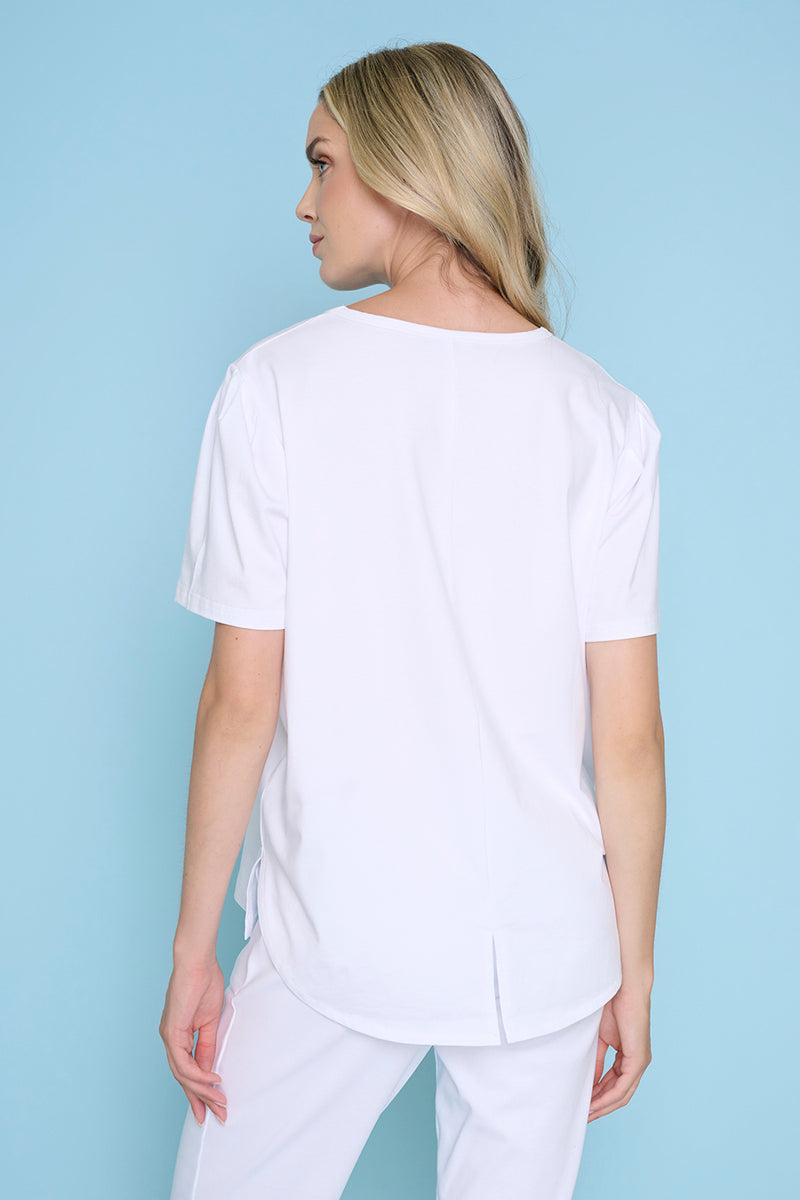 Heart Embroidered Top | Shop Now | Picadilly Canada