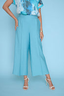 Wide-Leg Cropped Pants Front View