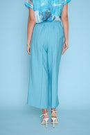 Wide-Leg Cropped Pants Back View