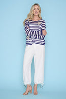 Tie-Hem Cropped Pants