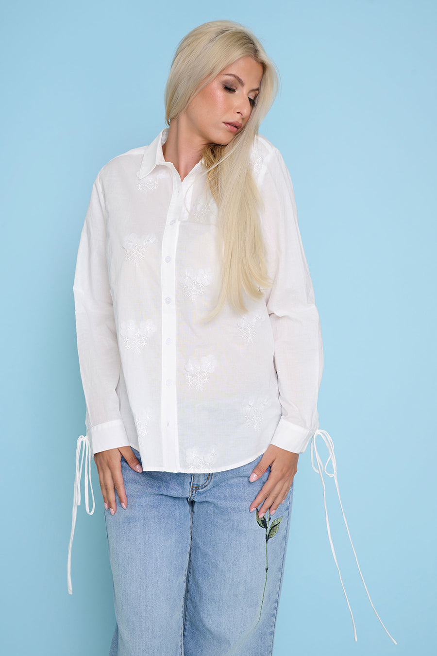 Dimensional Embellished Shirt