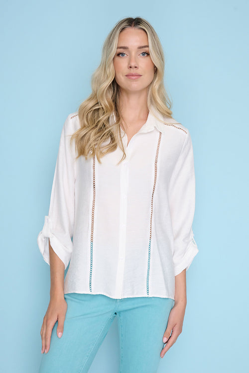 Hi-Low Hem Shirt Front View