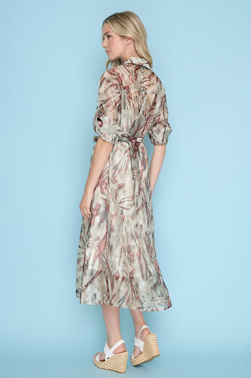 Button-Down Long Dress