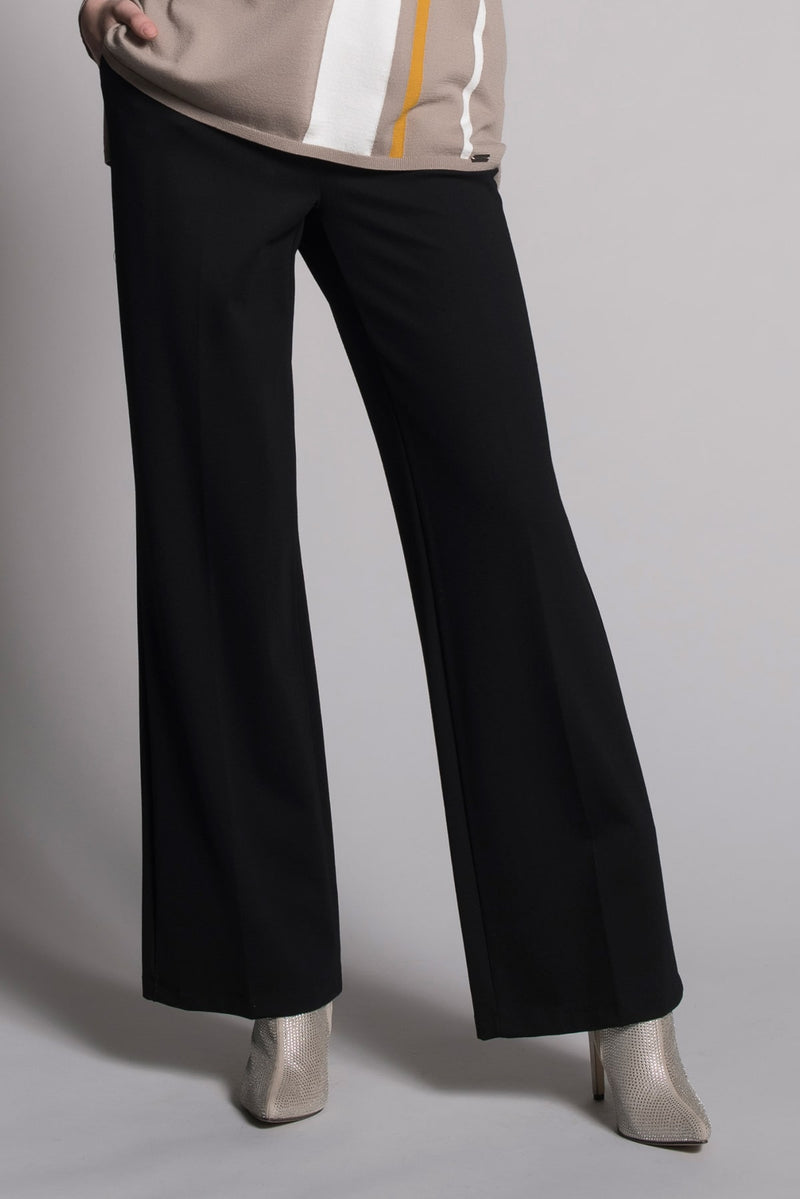 J. Jill Ponte Slim Leg Pull On Pants Women's Small Black Stretch Comfort