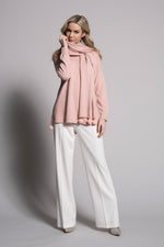 full outfit with white wide leg pants by picadilly