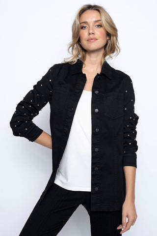 Vera Embellished Velvet Jacket Black | Women's Jackets | Monsoon US.
