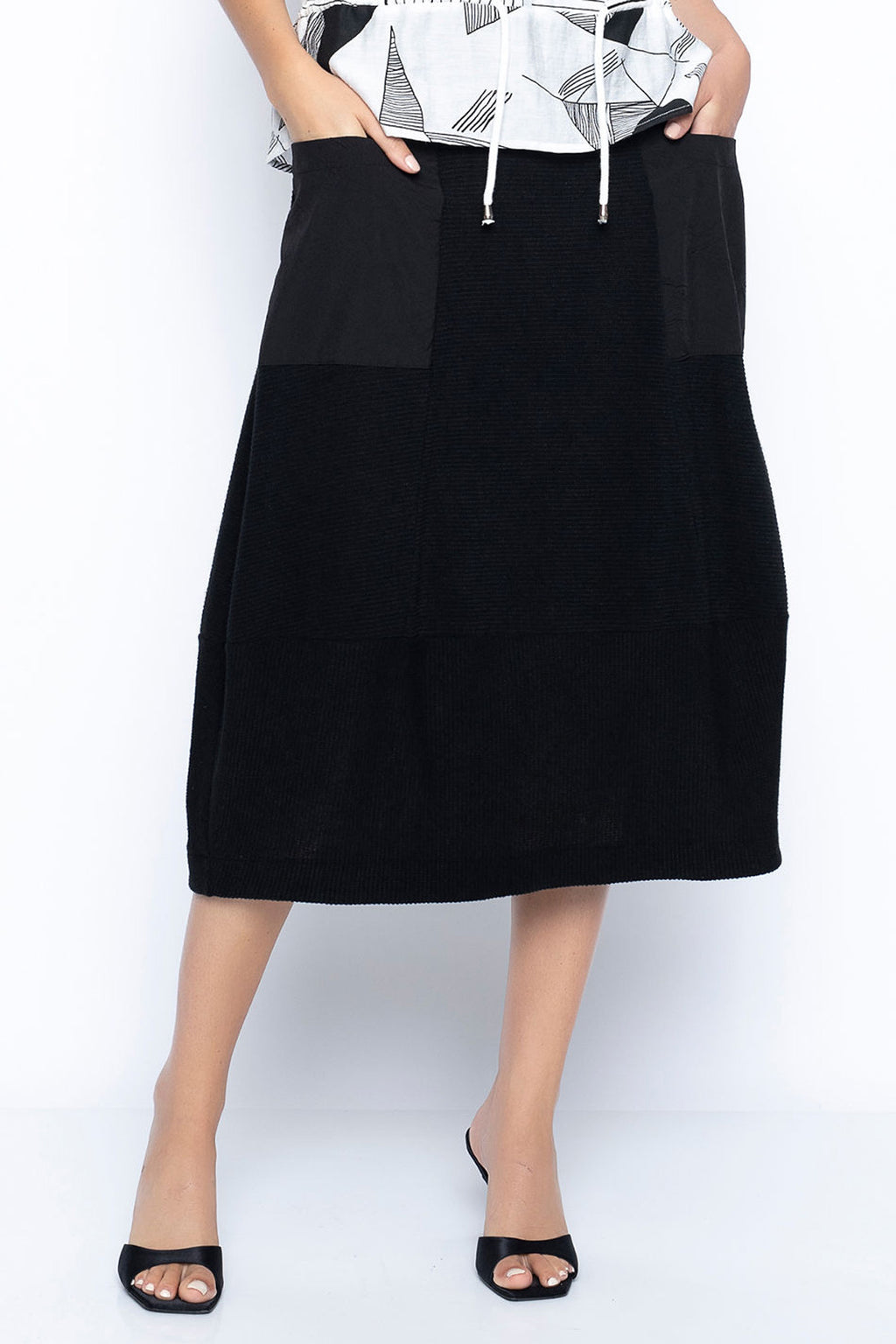 Gr. XS XXL Black Balloon Skirt Desired Size Jersey Women's Skirt With  Pockets -  Canada