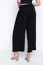 back view of the Flowy Wrap Front Pants by picadilly canada