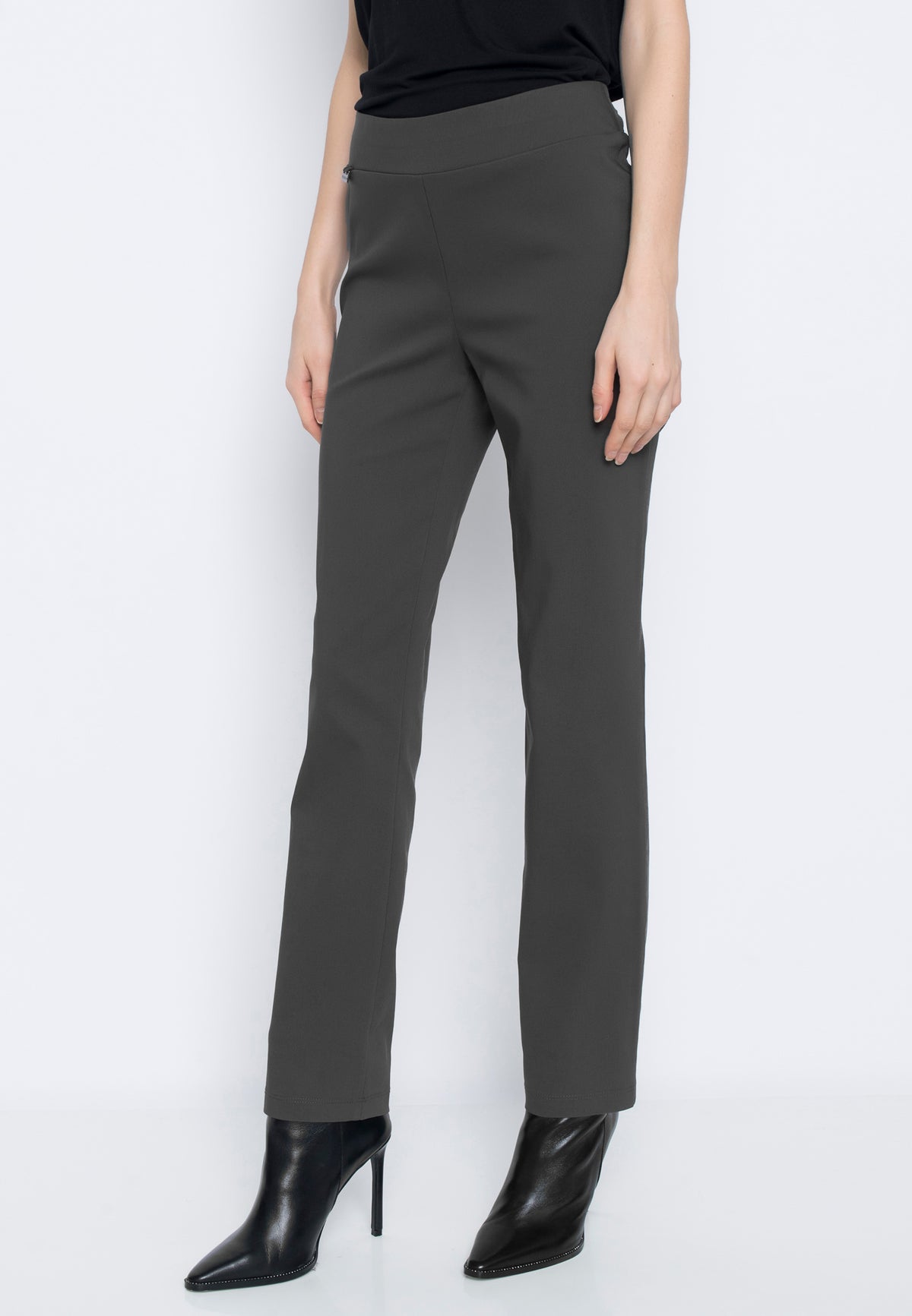 Pull-On Straight Leg Pants