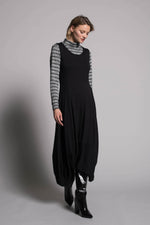 Sleeveless Bubble Dress in black by Picadilly canada