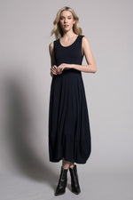 second image Sleeveless Bubble Dress in deep navy by Picadilly canada